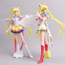 Action  Figura Glitter & Glamours Kaiou Michiru Tenoh Haruka Tomoe Hotaru Anime Sailor Moon -  23cm