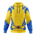Jaqueta Traje Wolverine e Deadpool Masculino com ziper