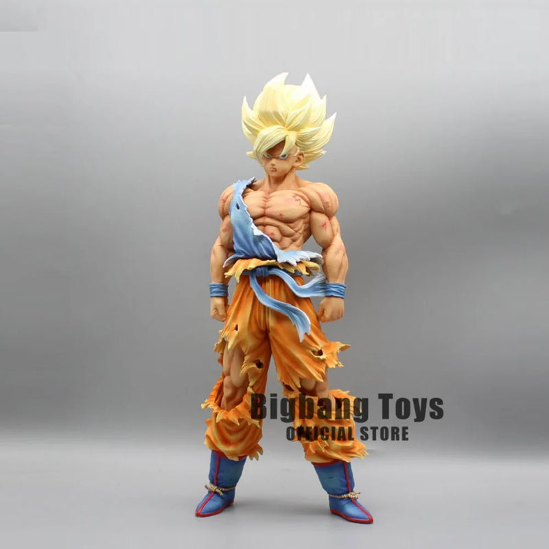 Action Figure Goku Super Saiyajin Anime Dragon Ball Z, 28cm