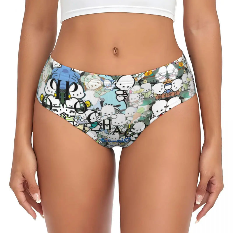 Calcinha Pochacco Estilo Kawaii