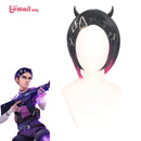 Peruca Cravo Game Valorant, 35cm