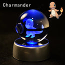 Pokeball Pikachu, Gengar, Mew, Mewtwo, Lamp Base, 3D Crystal Ball