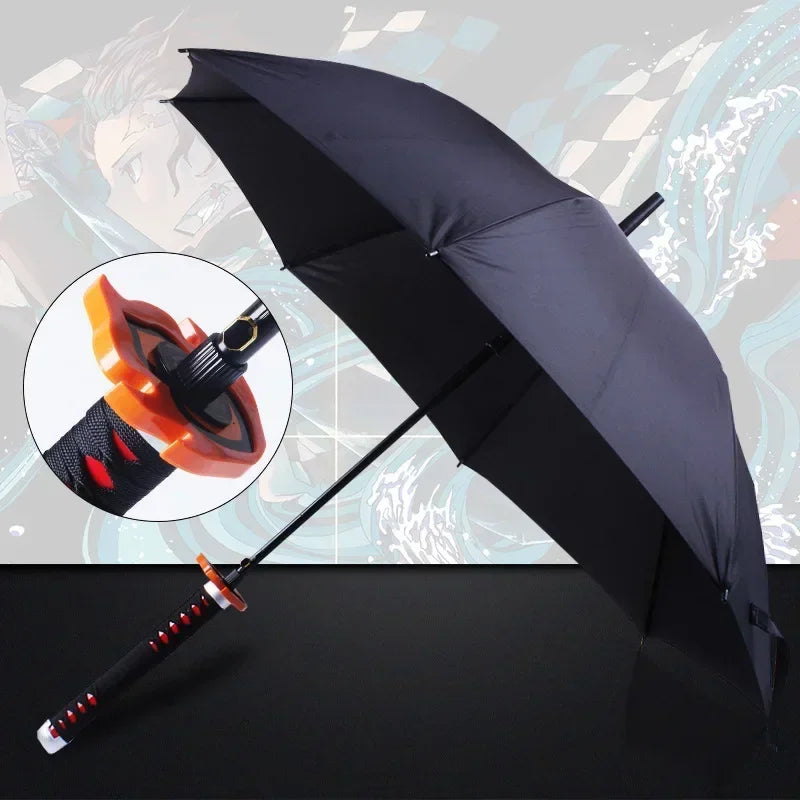 Guarda-chuva Katana Anime Demon Slayer, Tamanho Real