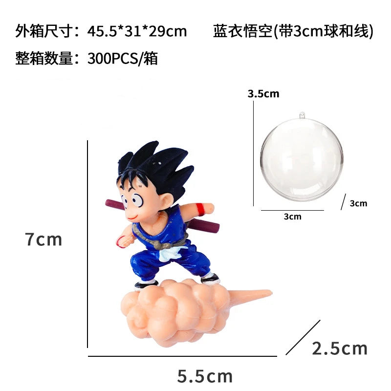 Goku Flutuante Aquário Anime Dragon Ball