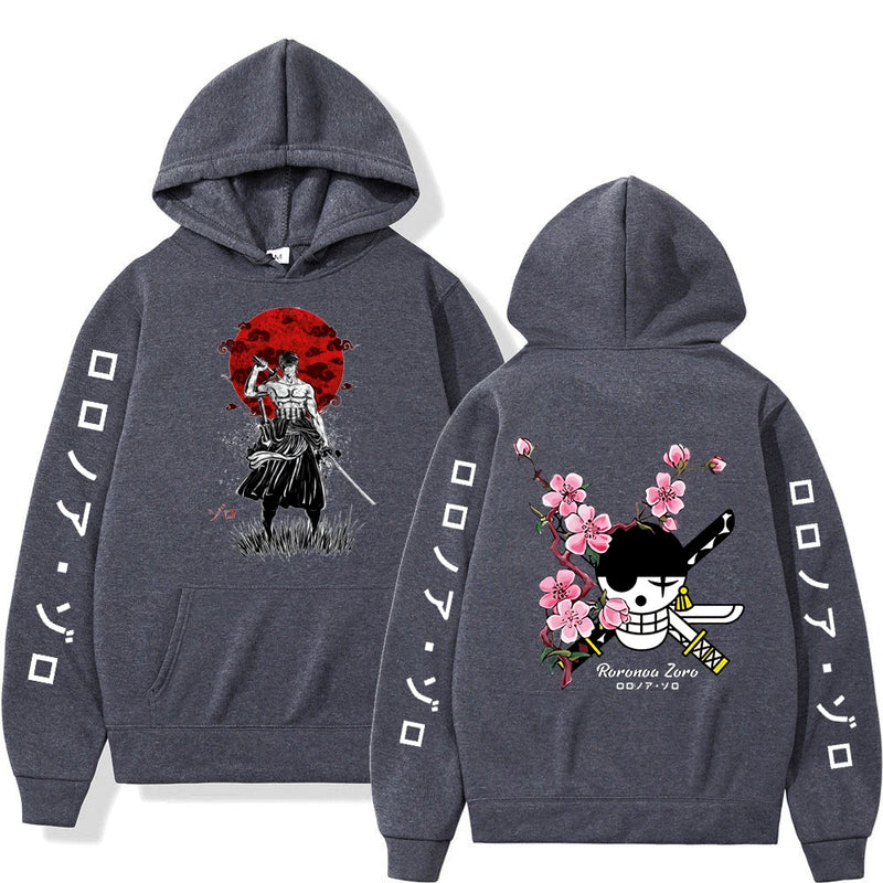 Moletom Anime One piece, Luffy, Roronoa, Zoro, Sanji, Estilo Harajuku, 1 peça