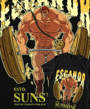 Camiseta Escanor pegado do Orgulho Anime Nanatsu no Taizai