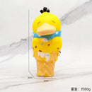 Action Figure Sorvete psyduck, bulbasaur, gengar, slowpoke snorlax, pikachu, pichu Anime Pokemon