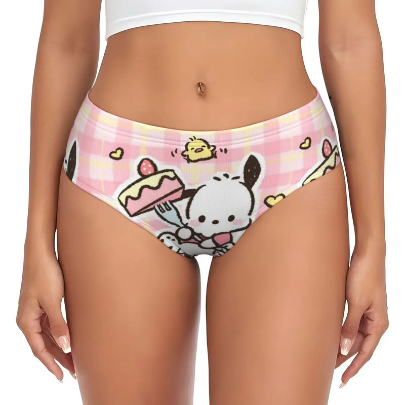 Calcinha Pochacco Estilo Kawaii