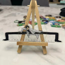 Régua  Eren Jaeger,Mikasa Ackerman,Armin Arlert,Levi Ackerman,Reiner Braun Anime Ataque em titã - 21cm