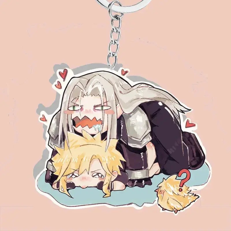 Suporte acrílico  lockhart/sephiroth Game Final Fantasy VII